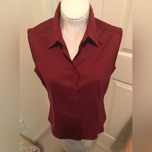 Piazza Sempione blouse berry nwt size 46 $99.90